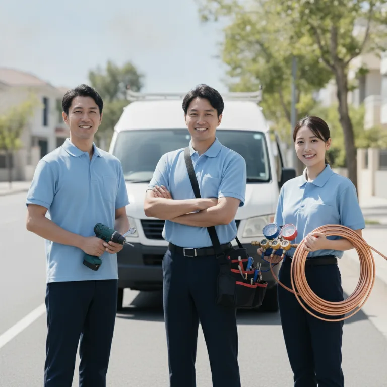 エアコン取り付け のチーム: 取手